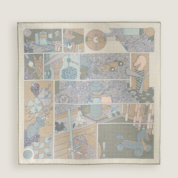 Hermes unisex Ready… Go! scarf NEW